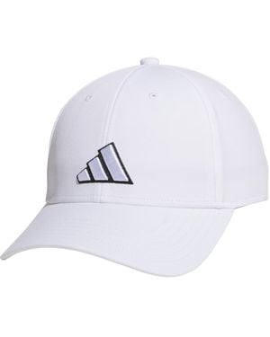 adidas Adjustable Stadium Pro Strapback Baseball Cap - White