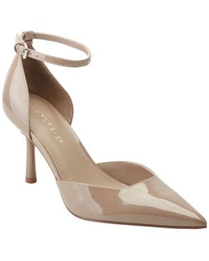 Marc Fisher Rvker Two-piece Stiletto Pumps - Metallic