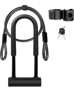 Batfox Heavy Duty Bicycle U-lock - Black