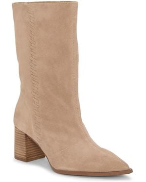 Vince Camuto Lorrys Block Heel Boots - Brown