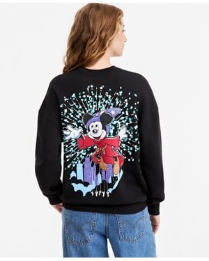 Disney | Macy's | Sorcerer's Apprentice Mickey Crewneck Sweatshirt - Gray