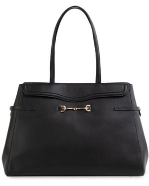 Sam Edelman Lorraine Large Shoulder Tote Bag - Black