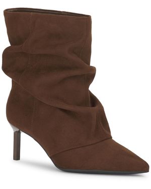 INC International Concepts Slouch Pointed-toe Booties - Brown