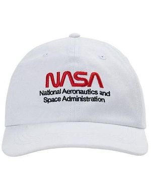 Alpha Industries Nasa Worm Logo Cap - White