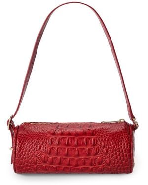 Brahmin Billie Barrel Shoulder Bag - Red