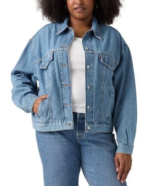 Levi's Plus Size '90s Cotton Denim Trucker Jacket - Blue