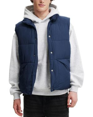 Cotton On Vermont Puffer Vest - Blue