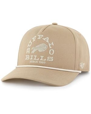 '47 Buffalo Bills Canyon Ranchero Hitch Adjustable Hat - Natural