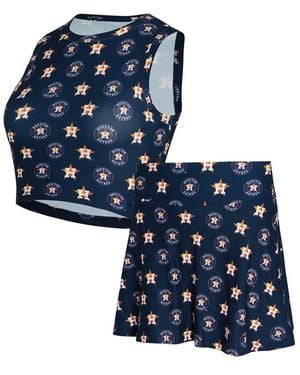 Concepts Sport Â 2-piece Houston Astros Knit Tank Top And Skort Set - Blue