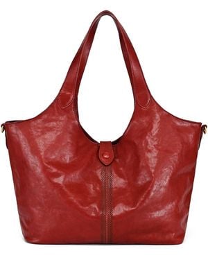 Old Trend Marigold Large Tote Bag - Red