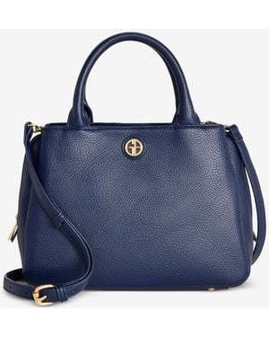 Giani Bernini Pebble Small Satchel Bag - Blue