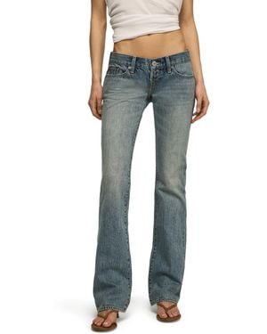 Lucky Brand Lil maggie Ultra-low-rise Flare Jeans - Blue