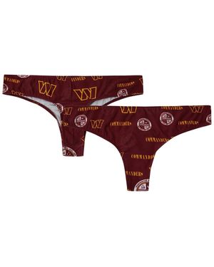 Concepts Sport Washington Commanders Mosaic All Over Print Thong - Red