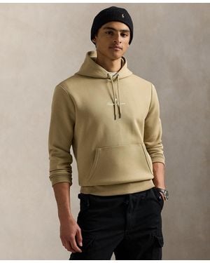 Polo Ralph Lauren Logo Double-knit Hoodie - Natural