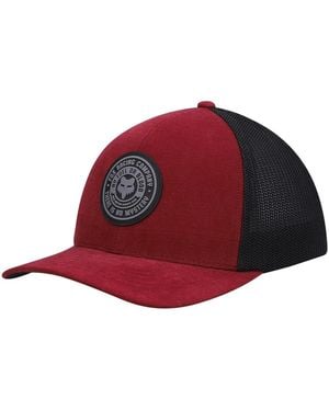 Fox Burgundy/black Mysticks Flex Hat - Red