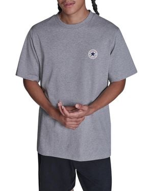 Converse Regular-fit Crewneck T-shirt - Gray