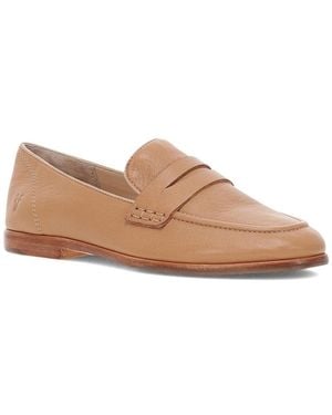 Frye Faith Leather Loafers - Natural