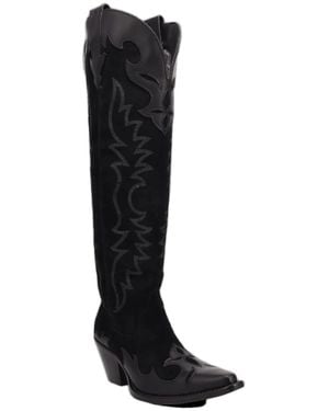 Dingo Drama Queen Suede Boot - Black