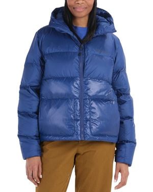 Marmot Guides Hooded Zip-front Down Coat - Blue