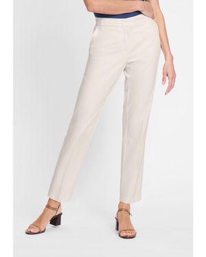 Olsen Lisa Fit Straight Leg Trouser - White