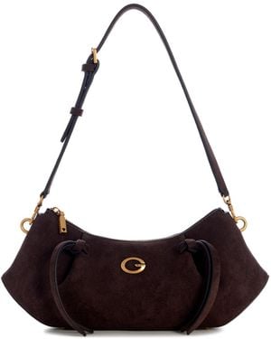 Guess Allegra Large Shoulder Handbag - Purple