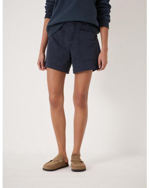 Hush Cordi Cotton Shorts - Blue