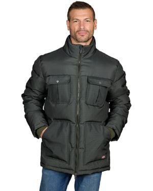 Dickies Quilted Heavyweight Puffer Jacket - Gray