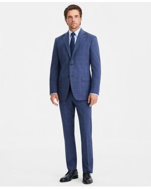 DKNY Modern-fit Nested Spring Suit - Blue