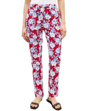Tommy Hilfiger Co Twill Slim Chino Aop - Red