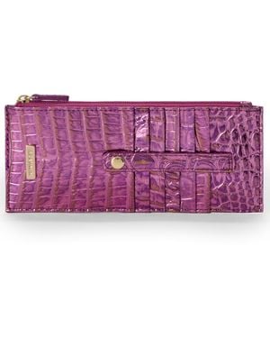 Brahmin Mulberry Potion Melbourne Credit Card Wallet - Purple