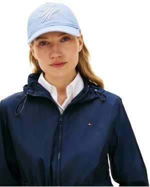 Tommy Hilfiger Embroidered Script Logo Adjustable Baseball Cap - Blue
