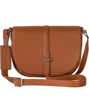 Mancini Lisa Mini Crossbody Bag - Brown