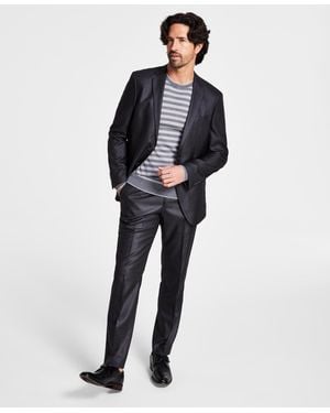 slim fit dress slacks Jachs NY Men's Lyocell Twill 5-Pocket Pants - Olive