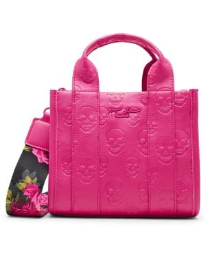 Betsey Johnson Skullicious Small Tote Bag - Pink