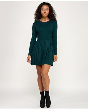Invitee Bcx Long Sleeve Sweater Dress - Blue
