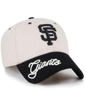 '47 Natural/black San Francisco Giants Rope Script Clean Up Adjustable Hat