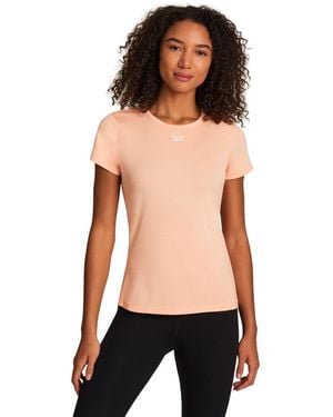 Reebok Marled Crewneck Performance T-shirt - Black