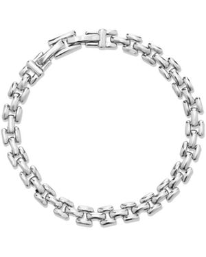 Retro Chic Rome Chain Bracelet - Metallic