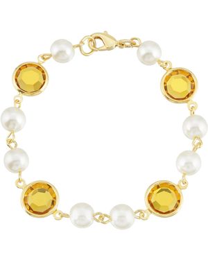 2028 Gold-tone Imitation Pearl - Yellow