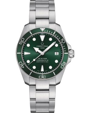Certina Swiss Automatic Ds Action Diver Stainless Steel Bracelet Watch 38mm - Gray