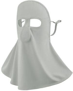 Piscifun Upf50 Plus Sun Protection Neck Gaiter Face Mask Balaclava Bandana With Ear Loops - Gray