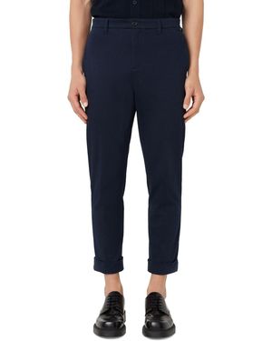 Frank And Oak Tapered-fit Stretch Chino Pants - Blue