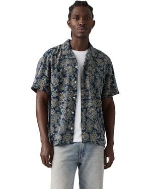 Levi's Short-sleeve Camp-collar Camper Shirt - Gray