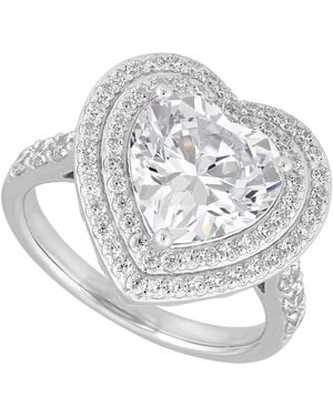 Arabella White Cubic Zirconia Ring - Gray