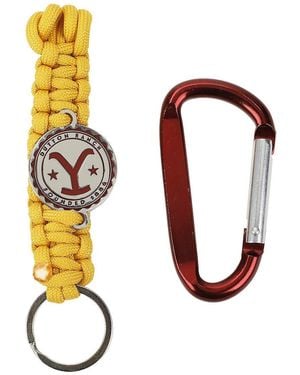 Yellowstone Carabiner Clip Keychain - Metallic