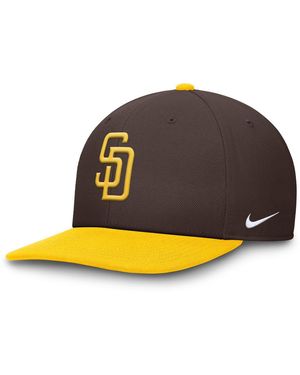 Nike Brown/gold San Diego Padres Pro Performance Snapback Hat - Yellow