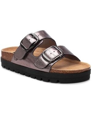Xti Footbed Jute Wrapped Platform Sandals By - Brown