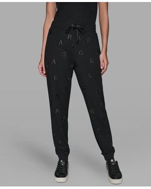 Karl Lagerfeld Logo Detail Pull On sweatpants - Black
