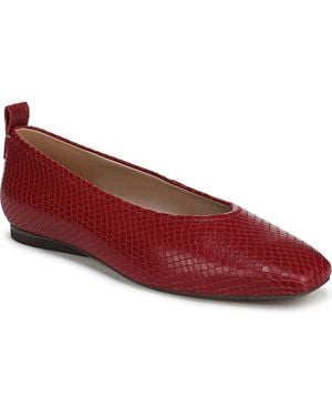 27 EDIT Naturalizer Naturalizer Carla Square Toe Ballet Flats - Red