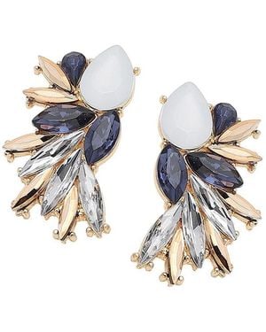 SOH Party Stone Drop Earrings - Metallic